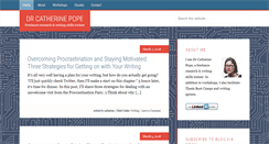 Desktop Screenshot of catherinepope.com